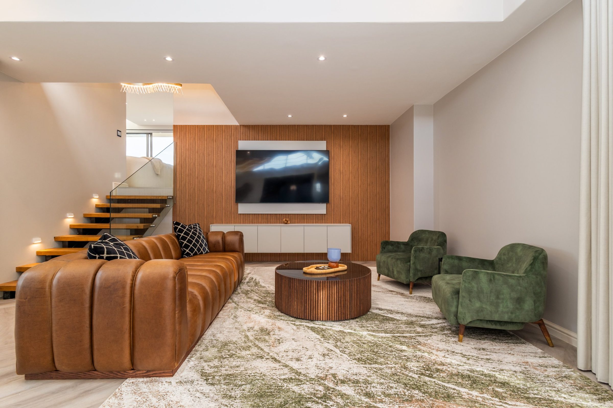 Living room in a luxury home